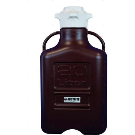 JUSTRITE Justrite 12945 Carboy, PP, 20-Liter 12945